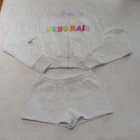 Ensemble de survêtement Y2K personnalisé pour femme : sweat à capuche zippé en molleton bouclette et short de jogging, style streetwear de luxe
