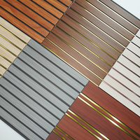 Panneaux muraux en PVC à design marbre et bois modernes pour l'installation hôtelière, grille de plafond en PVC, panneaux cannelés – Vente en gros 2026