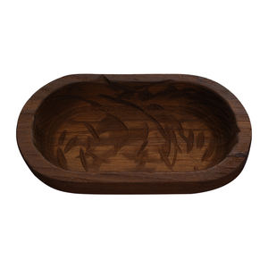 Nhà Máy Bán buôn hình bầu dục bằng gỗ nến Bát mộc mạc trang trí Tay Chạm Khắc lớn bằng gỗ bột bát để làm nến - Product Image 2