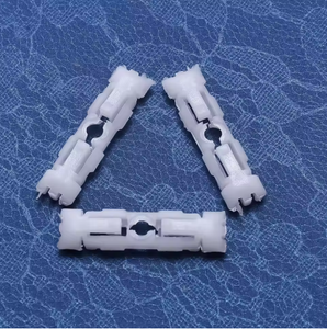 Clip de connexion de tige automobile en <span class=keywords><strong>plastique</strong></span> blanc, trou de 3,3 mm, largeur de 8 mm, longueur de 31 mm, fixation universelle pour tige de liaison de carrosserie de voiture - Product Image 3