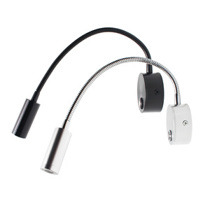 Đèn LED đọc sách đầu giường Đèn tường điều chỉnh độ sáng bằng cảm ứng 3 W Đèn pha có cổng kết nối Đầu giường Đèn đọc sách cổ ngỗng linh hoạt - Product Image 2