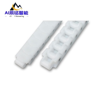 Dây chuyền băng tải nhựa trắng chuỗi băng tải nhựa trắng cho ngành công nghiệp thực phẩm chống mài mòn và chống ăn mòn modulardesign - Product Image 2