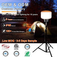 BBIER Tour d'éclairage LED portable à trépied pour chantier extérieur, haute efficacité, 60W-600W, vente en gros
