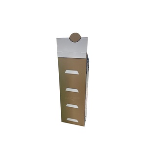 ชั้นวางแสดงสินค้าเครื่องดื่มแบบกำหนดเองสำหรับซูเปอร์มาร์เก็ต ชั้นวางกระดาษแข็งสำหรับไวน์ ชั้นวางแสดงขวดสุราและเครื่องดื่มชูกำลัง - Product Image 6