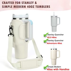 Logotipo Personalizado para el Portavasos Stanley de 40 oz, Portavasos Simple y Moderno con Bolsa de Transporte, Personalizado para Otros Deportes - Product Image 5