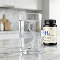 Qbioflex Hızlı Çözünen Moleküler Hidrojen Su Tableti H2 Dengeli Hidrasyon Günlük Fitness Çift Kullanımlı
