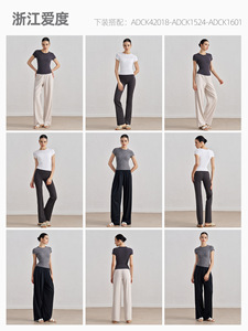 เสื้อยืดผู้หญิงแบบสบาย ระบายอากาศได้ดี เห<span class=keywords><strong>ม</strong></span>าะสำหรับออกกำลังกาย โยคะ กระชับสัดส่วน เอวยืดหยุ่น  สา<span class=keywords><strong>ม</strong></span>ารถปรับแต่งสีได้ - Product Image 5