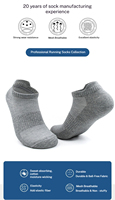 Chaussettes de sport basses pour hommes en coton tricoté respirant avec talon renforcé, fines et légères pour l'été