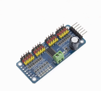 YOURMESTUDIO Carte de commande de servomoteur PWM 16 canaux avec interface IIC, contrôleur de robot PCA9685, kit de développement