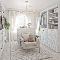 Dressing de Luxe de Style Moderne à l'Inspiration Chinoise pour Homme – Armoire Dressing avec Caisson en Contreplaqué – Solution de Rangement