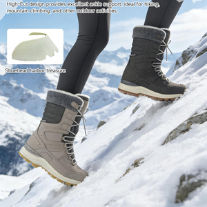 <span class=keywords><strong>Chaussures</strong></span> de <span class=keywords><strong>randonnée</strong></span> urbaines imperméables et antidérapantes pour femmes, en nubuck thermique, avec logo personnalisé OEM ODM, en promotion - Product Image 3