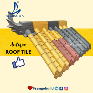 Tejas de Techo Antiguas de Polímero de Alta Calidad con 50 Años de Garantía, Tejas Chinas Antiguas para Techos de Edificios Arquitectónicos Antiguos - Product Image 3