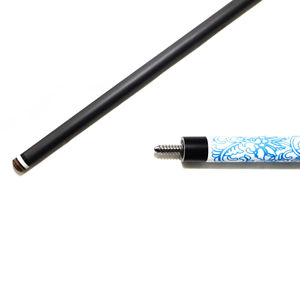 OKHEALING Baja Deflexión T700 Fibra de Carbono Play Cue 12mm Punta para Juegos de Billar Ligero 3/8*10 Junta 19oz-20oz Cumtomize - Product Image 1