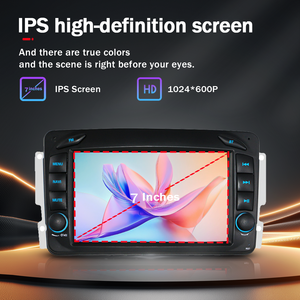 Untuk Mercedes-Benz W209 C209 W203 Layar 7" Radio Mobil, Dengan Wireless Multimedia CarPlay & <span class=keywords><strong>Android</strong></span> Auto GPS Navigasi Pemutar Mobil - Product Image 2