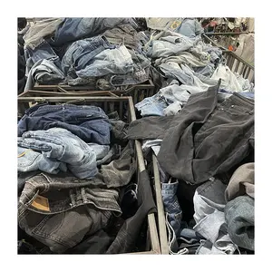 Y2K Flare jeans balas de ropa usada de segunda mano para las mujeres al por mayor ropa usada lotes Comercio firmado a kg