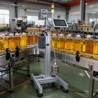Máquina de Codificación Industrial de Inyección de Tinta Piezoeléctrica P2000, Impresora DOCOD de Alta Resolución de 600 dpi para Papel Corrugado/Plásticos/Cajas de Embalaje