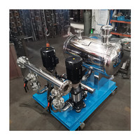 Station de pompe de surpression d'alimentation en eau à haute pression pompe centrifuge à plusieurs étages personnalisable système d'alimentation en eau de bâtiment secondaire
