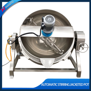 Marmite de cuisson inclinable grande capacité avec mélangeur, double enveloppe pour soupes, sauces et confiseries - Product Image 3