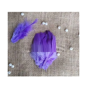 Juego de 100 Plumas Pequeñas Teñidas a Mano para Proyectos de Manualidades Únicos y Decoraciones de Fiesta - Product Image 3