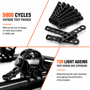 <span class=keywords><strong>Portabici</strong></span> Pieghevole Inclinabile per 4 Biciclette, Accesso Rapido al Bagagliaio, Sgancio Veloce, Supporto Posteriore per <span class=keywords><strong>Gancio</strong></span> <span class=keywords><strong>Traino</strong></span>, Culla Regolabile - Product Image 4