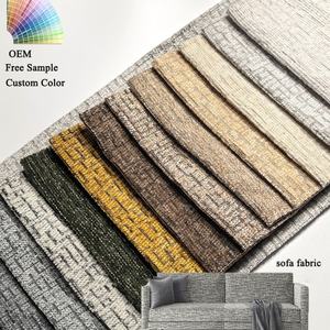 Tela Chenilla 100% Poliéster Tricot para Sofá, Tapicería Lisa, Resistente al Agua, Moderna, para Uso Doméstico, Modular - Product Image 1