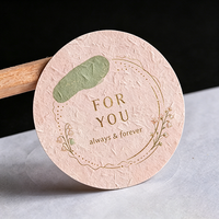 Autocollant découpé en papier kraft robuste Jinyu OEM/ODM, étiquette imperméable pour bouchon de pot à épices