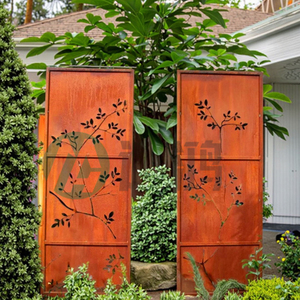 Pannelli Decorativi di Lusso in Acciaio Corten Tagliati al Laser per Esterni, Ornamenti da Giardino, Sculture in Metallo per Paesaggistica - Product Image 3