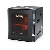 Machine de gravure et de découpe de bureau haut de gamme WAINLUX K8Plus, petite machine laser à diode pour métal, bois, CNC, refroidie par air, acrylique, axe rotatif AI