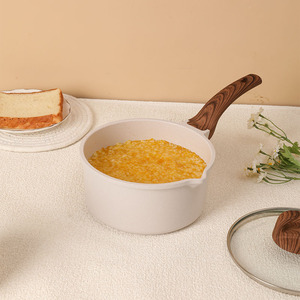 Gia đình y tế Trắng Granite Non-Stick Cookware Set 2024 Hot Bán 4 cái Cookware Set Non-Stick dễ dàng để làm sạch - Product Image 4