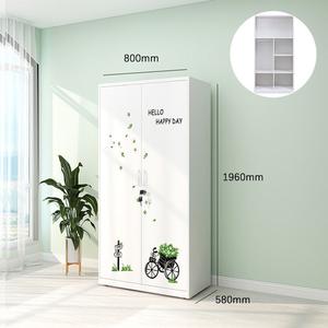 ตู้เสื้อผ้าเหล็กแบบตั้งพื้น ยี่ห้อ YIRUO ดีไซน์ร่วมสมัย แข็งแรง ทนทาน ประกอบง่าย ประหยัดพื้นที่ - Product Image 5