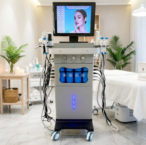 Machine d'hydrodermabrasion Aqua Peel 18-en-1 OEM à succès, nettoyeur facial à jet d'oxygène, appareil de beauté multifonctionnel pour clinique - Product Image 1