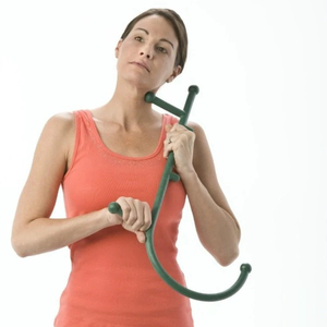 Trigger Point Selbst massage gerät Stick Thera cane Body Muscle Relief Rücken massage haken Therapeut isches Entspannungs druck werkzeug - Product Image 1