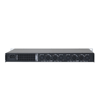 Nouvelle version 2026 Amplificateur de puissance numérique de classe D 4 canaux 350W Amplificateur 1U montable en rack Amplificateur SMPS Amplificateur stéréo