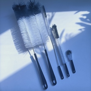 5Pcs Black <strong>Bottle</strong> <strong>Brushes</strong> Cleaning for Long Narrow Neck Water Baby Cleaning <strong>Brush</strong> Set - Product Image 2