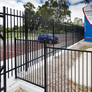 Rèn thép đen kim loại hàng rào pickets góc tấm sắt cho thể thao hàng rào hàn kỹ thuật trên bán - Product Image 4