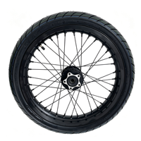 طقم عجلات سوبرموتو مع إطارات 70/90-17 و90/80-17 لدراجات الكهربائية والدراجات النارية، قطع غيار لـ Surron Light Bee وTalaria MX3/MX4