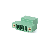 Kit de borniers enfichables 3-en-1, connecteur à pas de 3,81 mm avec prise à bride et cadre de montage sur panneau