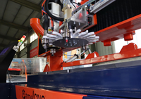 Offre Spéciale porte en bois faisant la machine de gravure CA-1325 routeur CNC ATC avec changeur d'outils de carrousel