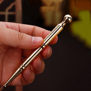 Alat pijat wajah dari kuningan, alat pijat refleksi wajah, Tisu dalam, pena pemeriksa telinga, pemijat seluruh tubuh untuk pijat akupunktur tubuh - Product Image 3