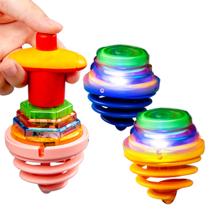 Jouets classiques Offre Spéciale allument clignotant jouet jouets enfants pour jouer à l'intérieur Gyro musical rebondissant Gyroscope <span class=keywords><strong>toupie</strong></span> - Product Image 1