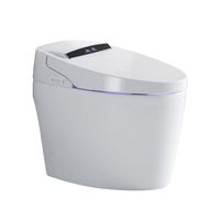 Inodoro Inteligente Automático con Estándares Estadounidenses, Asiento Calefactado, Boquilla Autolimpiante, Control Remoto, Acero Inoxidable, Modelo North