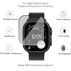 Protection d'écran en verre trempé pour <span class=keywords><strong>Apple</strong></span> <span class=keywords><strong>Watch</strong></span> Ultra 3 <span class=keywords><strong>2</strong></span> Series 10 9 8 7, film de confidentialité anti-éclats, 49 46 45 44 <span class=keywords><strong>42</strong></span> 41 40 <span class=keywords><strong>mm</strong></span> - Product Image 4