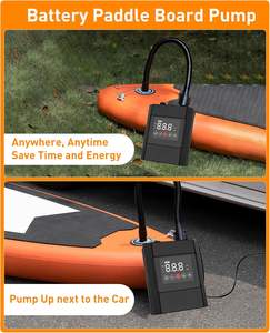 Pompe à air électrique portable, batterie 12000mAh, rechargeable par USB, moteur sans balais, pompe à air pour <span class=keywords><strong>camping</strong></span>, SUP, kayak gonflable - Product Image 5