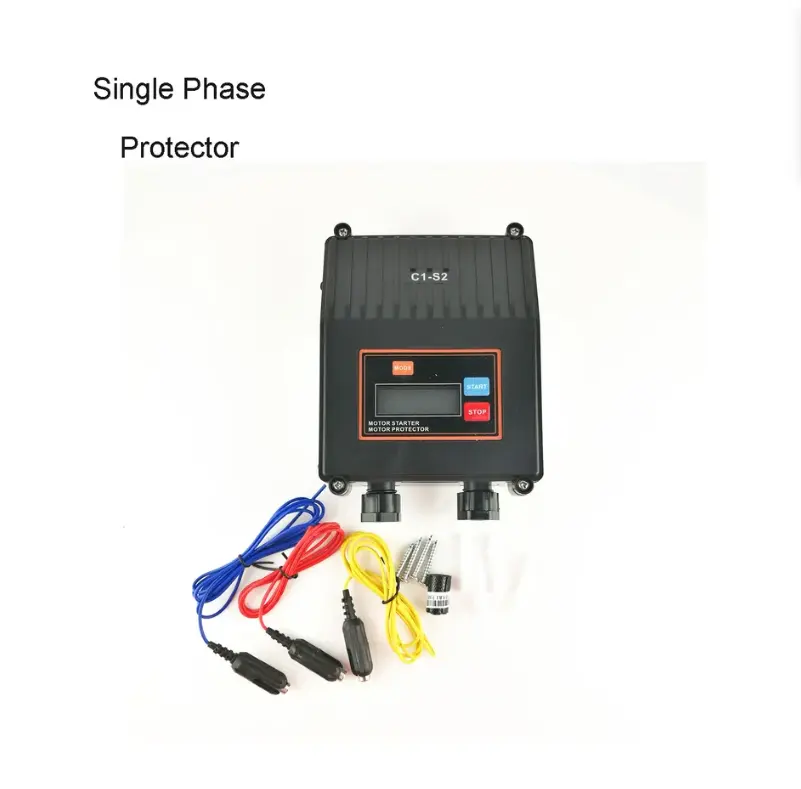 Tek fazlı dalgıç su pompası dijital akıllı güneş şarj kontrol cihazı pompa kontrol kutusu