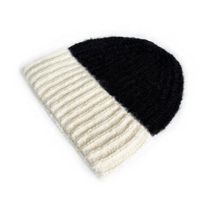 Unisex 100% Acryl Beanie Custom <span class=keywords><strong>Logo</strong></span> Tweekleurige Breien Hoed Sport Skiën Casual Met Digitale Bedrukking Voor Mannen Ontworpen <span class=keywords><strong>Maker</strong></span> - Product Image 6