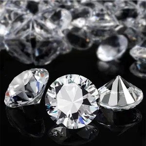 Kristallen Tafel Confetti Wedding Transparant Clear Grote Acryl Diamant Druppels Voor Bruiloft Decoratie