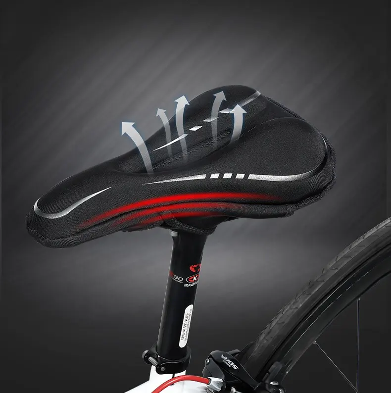 Высококачественные запчасти для велосипеда, чехол для велосипедного седла, широкий и дополнительный мягкий чехол для велосипедного сиденья, удобный чехол для велосипедного сиденья, гелевая пена с эффектом памяти