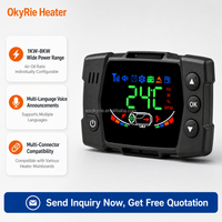 OkyRie Interrupteur universel de chauffage à air, écran LCD bleu, chauffage au diesel 1KW 8KW, télécommande