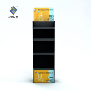 Aangepaste Winkel Papier Display Rekken Promotie Vrijstaande Vloer Golfkartonnen Displayrek - Product Image 3