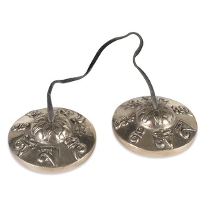 Mobile tibétain Tingsha, symbole porte-bonheur, Dragon en relief, Mantra - Product Image 2